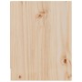 Mesitas de noche 2 uds madera maciza de pino 40x30,5x40 cm