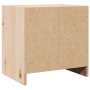 Mesitas de noche 2 uds madera maciza de pino 40x30,5x40 cm