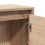 Mesitas de noche 2 uds madera maciza de pino 40x30,5x40 cm