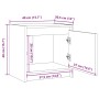 Mesitas de noche 2 uds madera maciza de pino 40x30,5x40 cm