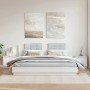 Mesitas de noche 2 uds madera maciza pino blanco 40x30,5x40 cm