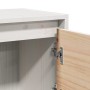 Mesitas de noche 2 uds madera maciza pino blanco 40x30,5x40 cm