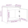 Mesitas de noche 2 uds madera maciza pino gris 40x30,5x40 cm