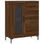 Hohes Sideboard Sperrholz braune Eiche 69,5x34x180 cm von vidaXL, Sideboards - Ref: Foro24-3189516, Preis: 155,34 €, Rabatt: %