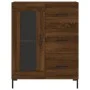 Hohes Sideboard Sperrholz braune Eiche 69,5x34x180 cm von vidaXL, Sideboards - Ref: Foro24-3189516, Preis: 155,34 €, Rabatt: %