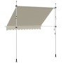 Toldo retráctil de operación manual 250 cm crema