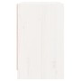 Mesita de noche madera maciza de pino blanca 40x31x50 cm