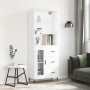 Aparador alto madera contrachapada blanco 69,5x34x180 cm de vidaXL, Aparadores - Ref: Foro24-3189525, Precio: 165,99 €, Descu...