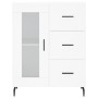 Hohes weißes Sperrholz-Sideboard 69,5 x 34 x 180 cm von vidaXL, Sideboards - Ref: Foro24-3189525, Preis: 163,70 €, Rabatt: %
