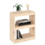 Estantería/divisor de espacios madera de pino 60x30x71,5 cm en Librerías y estanterías | Comprar online en Foro24