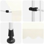 Toldo retráctil de operación manual 250 cm crema