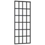 Schiebetür aus ESG-Glas und schwarzem Aluminium, 76 x 205 cm von vidaXL, Türen - Ref: Foro24-151020, Preis: 162,94 €, Rabatt: %