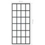 Schiebetür aus ESG-Glas und schwarzem Aluminium, 90 x 205 cm von vidaXL, Türen - Ref: Foro24-151021, Preis: 197,44 €, Rabatt: %