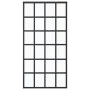 Puerta corredera ESG vidrio y aluminio negra 102x205 cm de vidaXL, Puertas - Ref: Foro24-151022, Precio: 244,72 €, Descuento: %