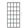 Puerta corredera ESG vidrio y aluminio negra 102x205 cm de vidaXL, Puertas - Ref: Foro24-151022, Precio: 244,72 €, Descuento: %