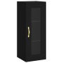 Black plywood sideboard 34.5x34x180 cm by vidaXL, Sideboards - Ref: Foro24-3199410, Price: 102,10 €, Discount: %