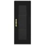 Aparador de madera contrachapada negro 34,5x34x180 cm de vidaXL, Aparadores - Ref: Foro24-3199410, Precio: 100,84 €, Descuent...