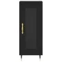 Aparador de madera contrachapada negro 34,5x34x180 cm de vidaXL, Aparadores - Ref: Foro24-3199410, Precio: 100,84 €, Descuent...