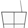 Begehbare Duschwand ESG transparentes Glas schwarz 90x195 cm von vidaXL, Duschwände und Duschwände - Ref: Foro24-151024, Prei...