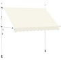 Toldo retráctil de operación manual 300 cm crema