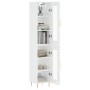 Hochglänzendes Sideboard aus weißem Sperrholz, 34,5 x 34 x 180 cm von vidaXL, Sideboards - Ref: Foro24-3199419, Preis: 107,77...