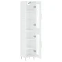 High glossy white plywood sideboard 34.5x34x180 cm by vidaXL, Sideboards - Ref: Foro24-3199419, Price: 106,48 €, Discount: %
