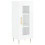 Hochglänzendes Sideboard aus weißem Sperrholz, 34,5 x 34 x 180 cm von vidaXL, Sideboards - Ref: Foro24-3199419, Preis: 107,77...