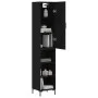 Schwarzer Sperrholz-Schrank 34,5x34x180 cm von vidaXL, Sideboards - Ref: Foro24-3198978, Preis: 91,71 €, Rabatt: %