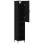 Schwarzer Sperrholz-Schrank 34,5x34x180 cm von vidaXL, Sideboards - Ref: Foro24-3198978, Preis: 91,71 €, Rabatt: %