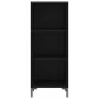 Schwarzer Sperrholz-Schrank 34,5x34x180 cm von vidaXL, Sideboards - Ref: Foro24-3198978, Preis: 91,71 €, Rabatt: %