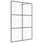 Barrierefreie Duschwand klares ESG-Glas schwarz 140x195 cm von vidaXL, Duschwände und Duschwände - Ref: Foro24-151027, Preis:...