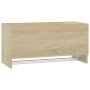 Armario de madera contrachapada color roble Sonoma 70x32,5x35cm