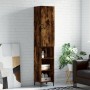 Smoked oak plywood sideboard 34.5x34x180 cm by vidaXL, Sideboards - Ref: Foro24-3198982, Price: 88,04 €, Discount: %