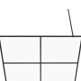 Accessible shower screen clear ESG glass black 140x195 cm by vidaXL, Shower walls and screens - Ref: Foro24-151027, Price: 21...