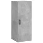 Aparador de madera contrachapada gris hormigón 34,5x34x180 cm de vidaXL, Aparadores - Ref: Foro24-3198981, Precio: 86,67 €, D...