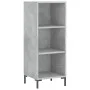 Aparador de madera contrachapada gris hormigón 34,5x34x180 cm de vidaXL, Aparadores - Ref: Foro24-3198981, Precio: 86,67 €, D...