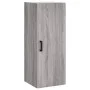 Aparador alto madera contrachapada gris Sonoma 34,5x34x180 cm de vidaXL, Aparadores - Ref: Foro24-3198983, Precio: 89,32 €, D...