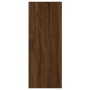 Tall oak brown plywood highboard 34.5x34x180 cm by vidaXL, Sideboards - Ref: Foro24-3198984, Price: 88,60 €, Discount: %