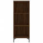 Aparador alto madera contrachapada roble marrón 34,5x34x180 cm de vidaXL, Aparadores - Ref: Foro24-3198984, Precio: 88,60 €, ...