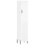 Aparador alto madera contrachapada blanco 34,5x34x180 cm de vidaXL, Aparadores - Ref: Foro24-3198985, Precio: 102,45 €, Descu...
