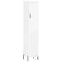 Aparador alto madera contrachapada blanco 34,5x34x180 cm de vidaXL, Aparadores - Ref: Foro24-3198985, Precio: 99,84 €, Descue...