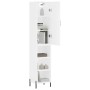 Aparador alto madera contrachapada blanco 34,5x34x180 cm de vidaXL, Aparadores - Ref: Foro24-3198985, Precio: 102,45 €, Descu...