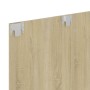Mueble TV pared madera contrachapada roble Sonoma 120x23,5x90cm