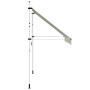 Toldo retráctil de operación manual 300 cm crema