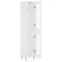 Aparador alto madera contrachapada blanco 34,5x34x180 cm de vidaXL, Aparadores - Ref: Foro24-3199401, Precio: 100,74 €, Descu...