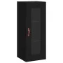 Aparador de madera contrachapada negro 34,5x34x180 cm de vidaXL, Aparadores - Ref: Foro24-3199402, Precio: 100,24 €, Descuent...