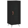 Aparador de madera contrachapada negro 34,5x34x180 cm de vidaXL, Aparadores - Ref: Foro24-3199402, Precio: 100,24 €, Descuent...