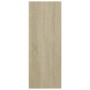 Mesa consola madera contrachapada roble Sonoma 105x30x80 cm