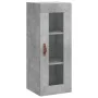Gray concrete plywood sideboard 34.5x34x180 cm by vidaXL, Sideboards - Ref: Foro24-3199405, Price: 98,91 €, Discount: %