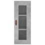 Gray concrete plywood sideboard 34.5x34x180 cm by vidaXL, Sideboards - Ref: Foro24-3199405, Price: 100,14 €, Discount: %